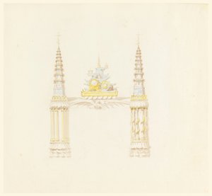 Chimney-piece, West Wall of Music Room by Unknown artistUnknown artist