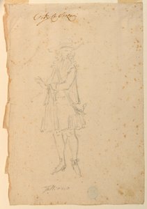 Costume Design: A Man of the World for a Ballet, ca. 1720 by Unknown artistUnknown artist