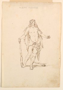 Costume Design: Heroic Force for a Ballet, ca. 1720 by Unknown artistUnknown artist
