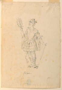 Costume Design: Valor for a Ballet, ca. 1720 by Unknown artistUnknown artist