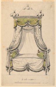 Design for a Bed in Roman Style, 1780
