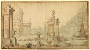 Architectural Fantasy, Early 18th Century