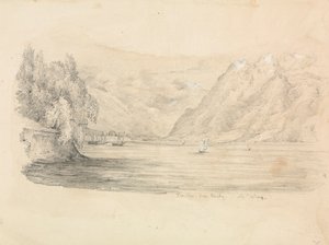 A Lake Surrounded by Mountains by Unknown artist