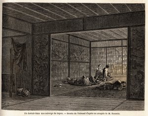 A Dormitory in an Inn in Japan