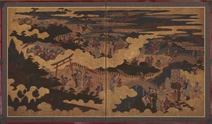 A Festival at the Sumiyoshi Shrine
