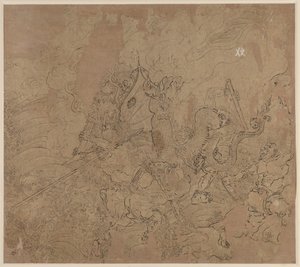 Album of Daoist and Buddhist Themes: Search the Mountain: Leaf 49