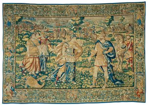 Alexander Encounters Thalestris, Queen of the Amazons, from The Story of Alexander the Great