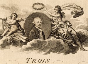Allegory of Franz Joseph Haydn on Title Page of Score for Three Quartets, Opus 75, Book I by Unknown artist