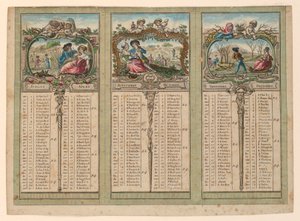 Almanac for 1789 by Unknown artist