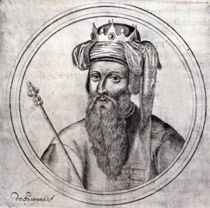 Amedee VIII, Count then Duke of Savoy, Last Antipope as Felix V, Engraving in 