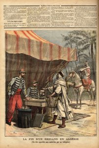 An Algerian native brings the head of the bandit Ali Ould Chick