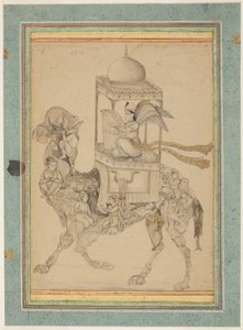 Angel (Peri) Riding a Composite Camel by Unknown artist