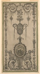 Arabesque Design for a Panel by Unknown artist