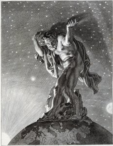 Atlas supporting the sky by Unknown artist