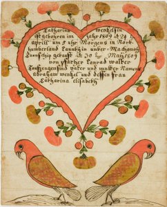 Baptismal Certificate of Catharina Wentzelsin