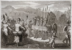 Bible of Royaumont, Old Testament: Triumph of David