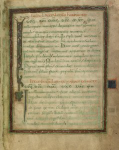 Bifolium from a Gospel Lectionary (fols. 5 and 12) by Unknown artist