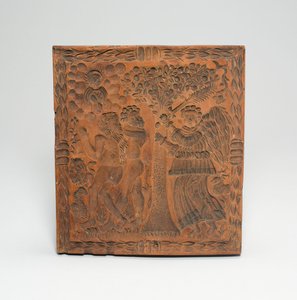 Biscuit Mold: Adam and Eve Expelled from the Gates of Eden by Unknown artist
