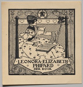 Bookplate: Leonora Elizabeth Phipard by Unknown artist
