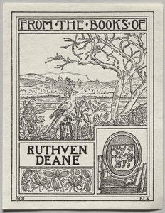 Bookplate: Ruthven Deane by Unknown artist