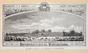 Building erected in the memory of the centenary (1776-1876) at the Philadelphia International Exhibition by Unknown artist