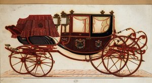 Carriage - engraving