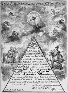 Convocation of a rose-cross (facsimile) - France by Unknown artist