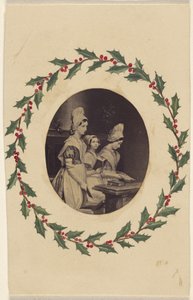 Copy of Painting Depicting Three Girls Reading by Unknown artist
