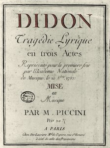 Cover of the libretto of the opera 