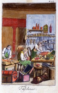 Crafts: The Pochetier and the Gibecier in Their Workshop