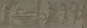 David Promises Bathsheba that Solomon Will Rule by Unknown artist