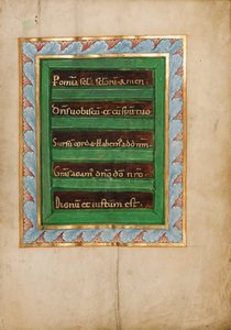 Decorated Incipit Page