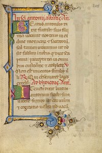 Decorated Initial B; Decorated Initial I by Unknown artist