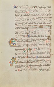 Decorated Initial C; Decorated Initial A