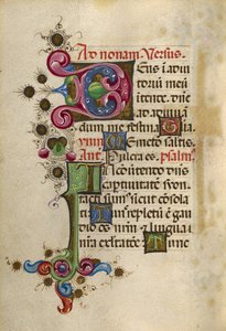 Decorated Initial D; Decorated Initial I by Unknown artist