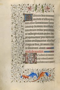 Decorated Initial F; Decorated Initial B by Unknown artist