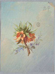 Design for Wallpaper and Textiles: Flowers by Unknown artist