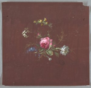 Design for Wallpaper and Textiles: Flowers by Unknown artist