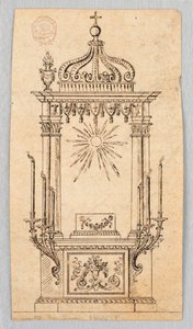 Design for a Baldacchino for the Exhibition of the Host by Unknown artist