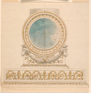 Design for a Clock by Unknown artist