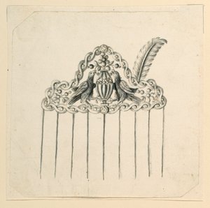 Design for a Comb by Unknown artist