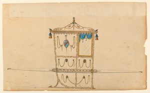 Design for a Sedan Chair by Unknown artist