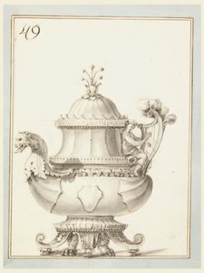 Design for a Teapot by Unknown artist