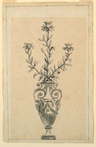 Design for a Candelabrum by Unknown artist