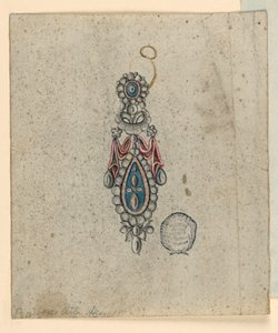 Design for an Earring by Unknown artist