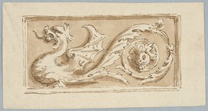 Design for the Decoration of an Oblong Panel by Unknown artist