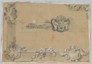 Design for the Stucco Decoration of a Ceiling by Unknown artist