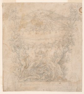 Design for the Rear of a Carriage by Unknown artist