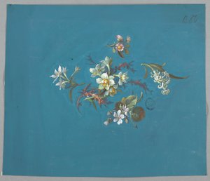 Design for Wallpaper and Textiles, Flowers