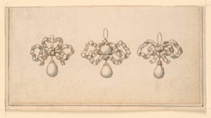Designs for Three Pendants by Unknown artist